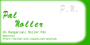 pal moller business card